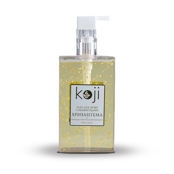 Гел для душа KOJI хризантема с лепестками 750 мл