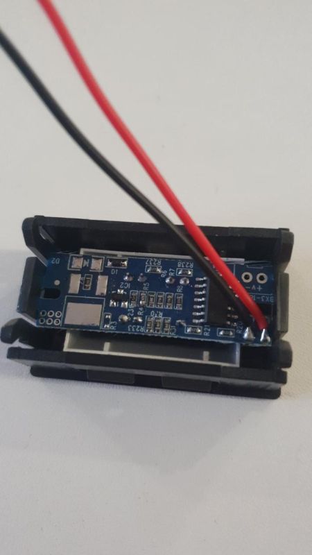 Индикатор емкости литиевой батареи 2S 8В с корпусом, измеритель заряда батареи