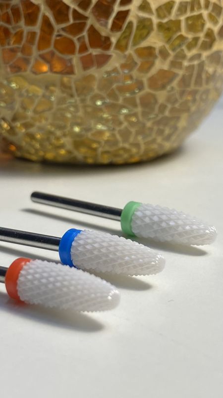 Фреза керамическая  C Flame S кукуруза с пластиковым кольцом (зеленая насечка)