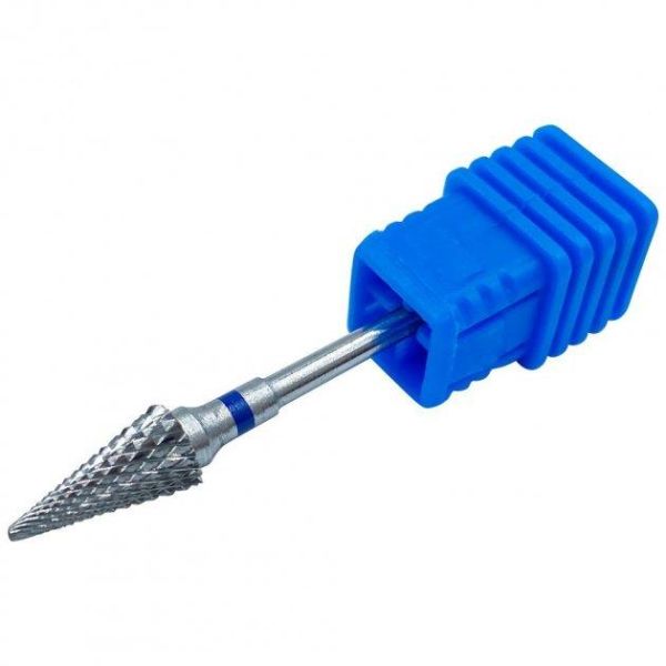 Фреза конус твердосплавна гострий (синя)
