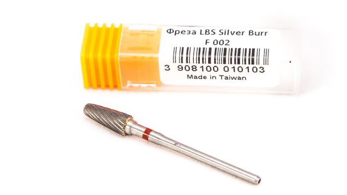 Фреза твердосплавна Silver Burr Bit F002 (червона насічка)
