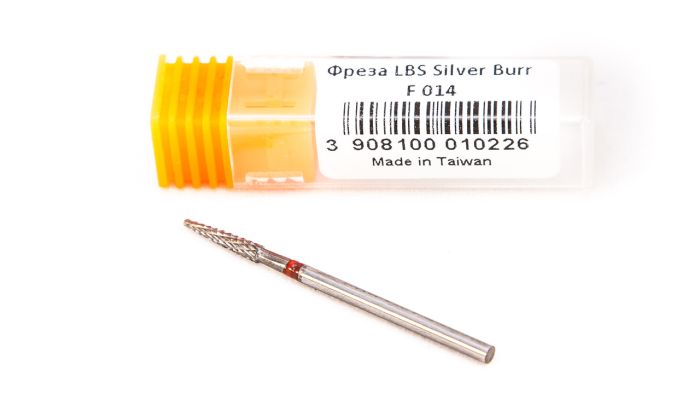 Фреза твердосплавна Silver Burr Bit F014 (червона насічка)