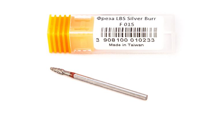 Фреза твердосплавна Silver Burr Bit F015 (червона насічка)