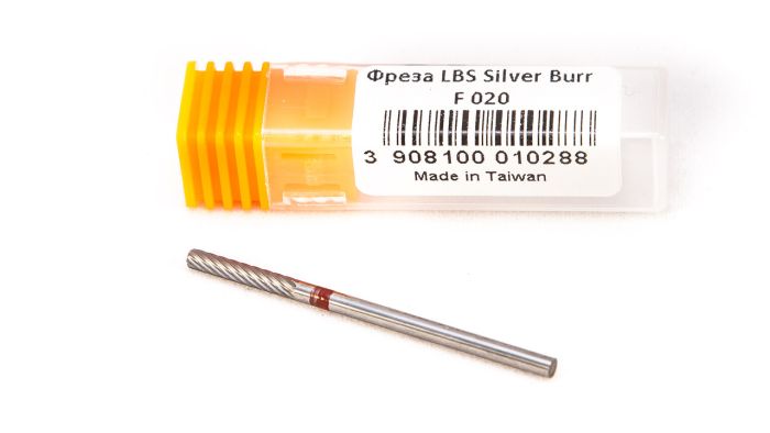 Фреза твердосплавная Silver Burr Bit F020 (красная насечка)