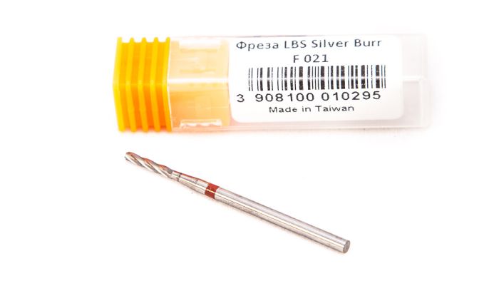 Фреза твердосплавна Silver Burr Bit F021 (червона насічка)