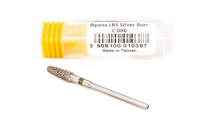 Фреза твердосплавна Silver Burr Bit C 006 (зелена насічка)