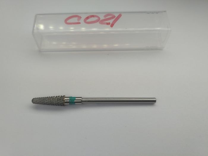 Фреза твердосплавна Silver Burr Bit C 021 (зелена насічка)