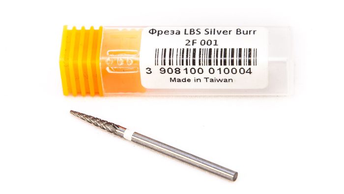 Фреза твердосплавна Silver Burr Bit 2F001 (біла насічка)