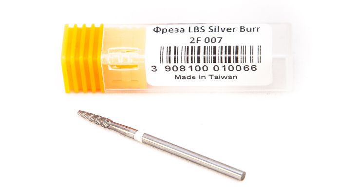 Фреза твердосплавна Silver Burr Bit 2F007 (біла насічка)