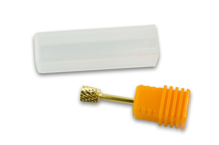 Фреза твердосплавная  золотая 1003 (красная насечка)