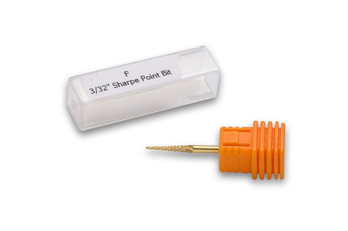 Фреза твердосплавная  золотая F Sharpe Point Bit (красная насечка)