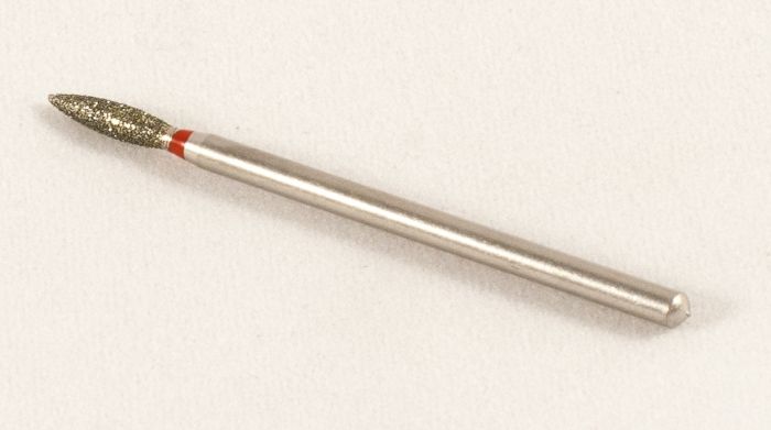 Фреза алмазна Полум'я,діаметр-2,6 мм,(червона насічка)