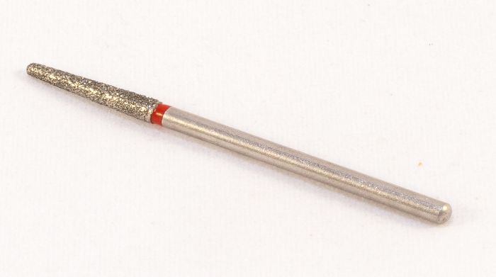 Фреза алмазна Конус, діаметр-2,8 мм, (червона насічка)