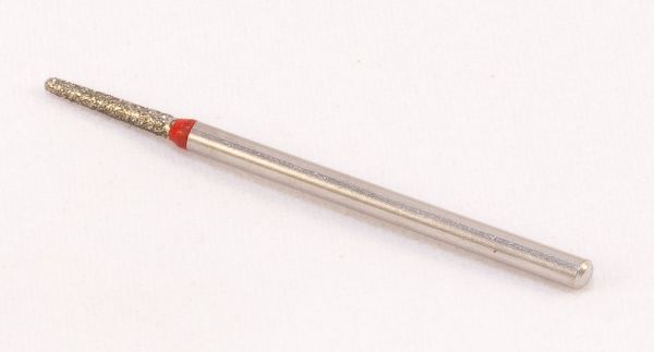 Фреза алмазна Конус, діаметр-1,9 мм, (червона насічка)