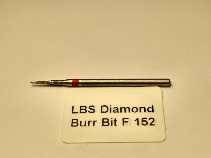 Фреза алмазная Конус,диаметр-1,9 мм,(красная насечка)