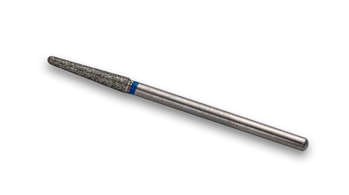 Фреза алмазна Конус, діаметр-2,7 мм, (синя насічка)