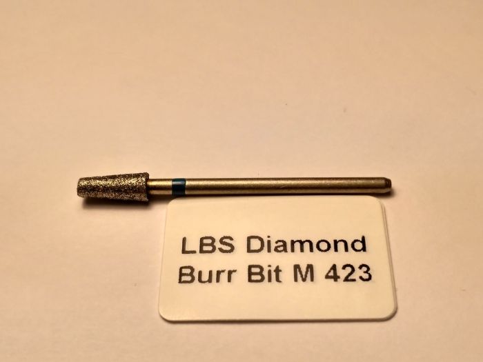 Фреза алмазна Конус, діаметр-4,2 мм, (синя насічка)