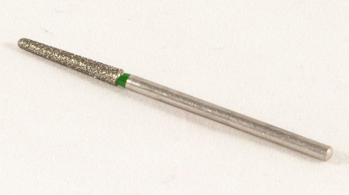 Фреза алмазная Конус,диаметр-2,5 мм,(зеленая насечка)