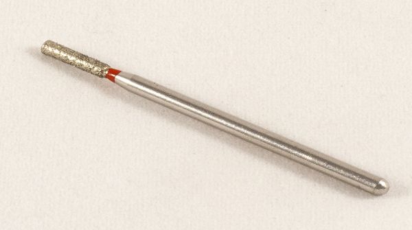 Фреза алмазна Циліндр, діаметр-1,9 мм, (червона насічка)