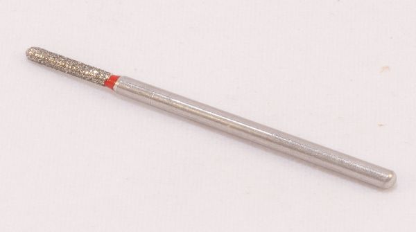 Фреза алмазна Циліндр, діаметр-1,9 мм, (червона насічка)