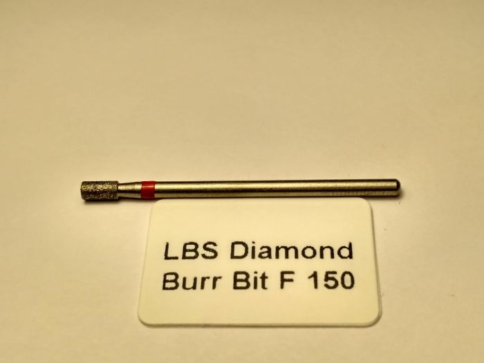 Фреза алмазна Циліндр, діаметр-2,7 мм, (червона насічка)