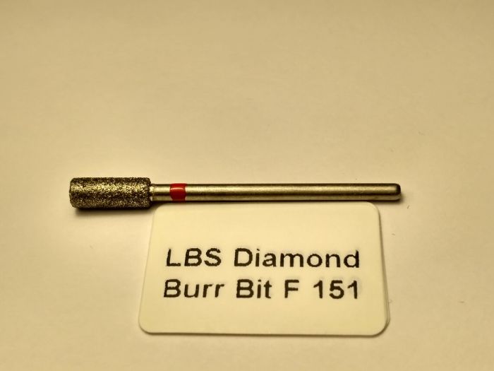 Фреза алмазна Циліндр, діаметр-4,2 мм, (червона насічка)