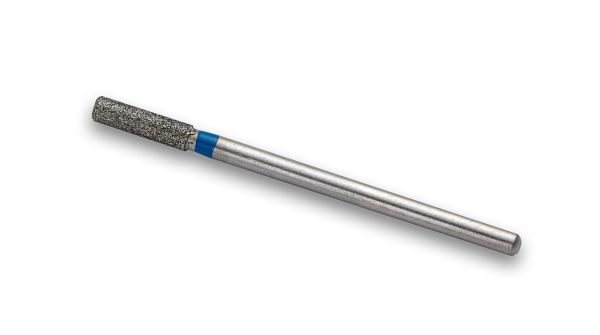 Фреза алмазна Циліндр, діаметр-2,8 мм, (синя насічка)