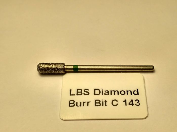 Фреза алмазна Циліндр, діаметр-4,2 мм, (зелена насічка)