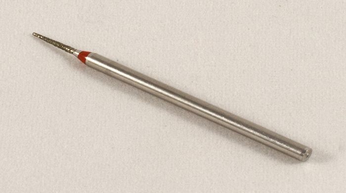 Фреза алмазная Игла,диаметр-1,1 мм,(красная насечка)