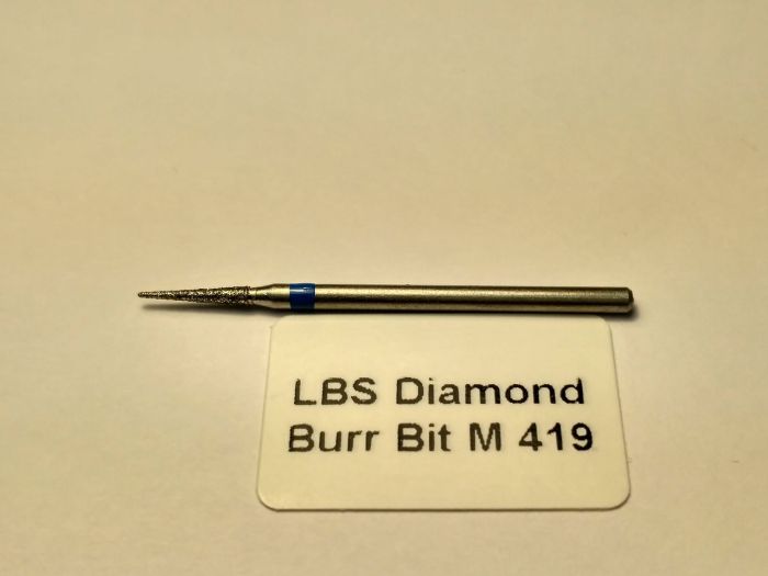 Фреза алмазна Голка, діаметр-1,9 мм, (синя насічка)