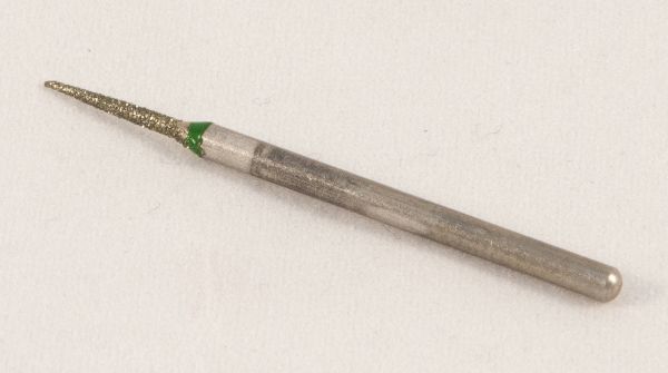 Фреза алмазна Голка, діаметр-1,4 мм, (зелена насічка)