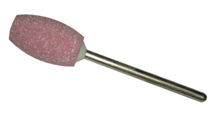 Корундова фреза Puffy Barrel великий бочонок, діаметр 13 мм (рожева)