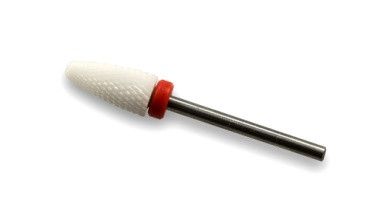 Фреза керамічна Bullet F кукурудза з пластиковим кільцем (червона насічка)