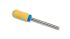 Фреза керамическая   Yellow Barrel  Ball M 029  цилиндр закругленный с пластиковым кольцом ( синяя насечка)