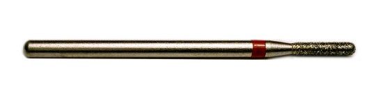 Фреза алмазна Циліндр, діаметр-1,9 мм, (червона насічка)
