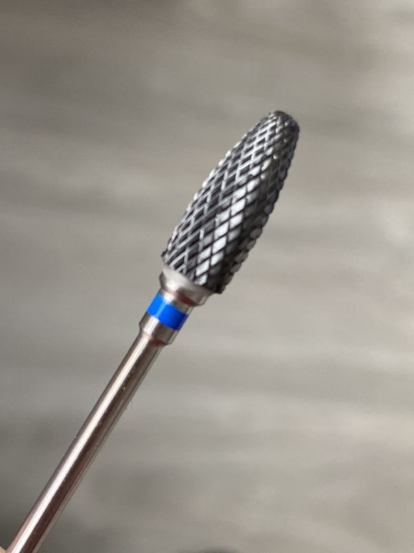 Фреза чорна керамічна Black Flame М кукурудза (синя насічка)