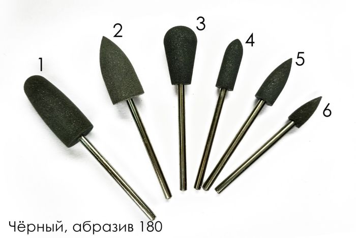 Силіконова насадка N 6 Чорна Black