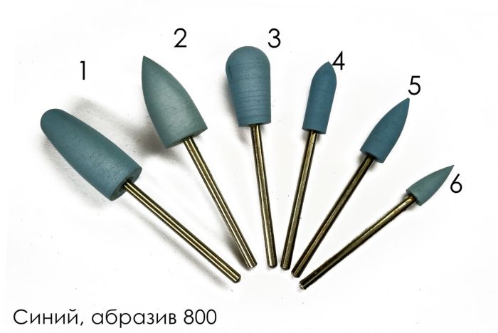 Силіконова насадка N 6 Синя Blue