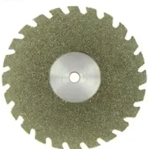 Диск алмазний зуботехнічний Пила двосторонній діаметр 19 мм товщина 0,25 мм (З 04)