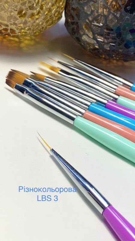 Пензель кольоровий LBS для малювання 3