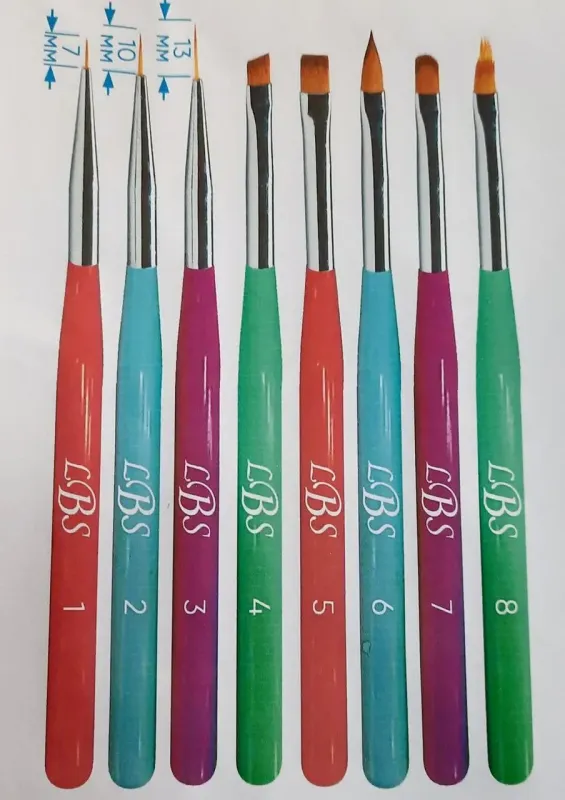 Пензель кольоровий LBS для малювання 3