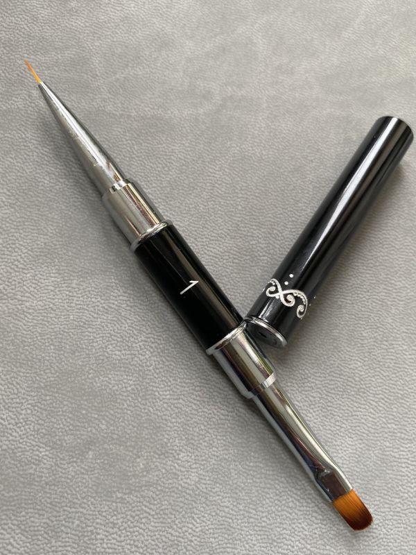 Двосторонній пензель LBS 1 для гелю та малювання тонких ліній