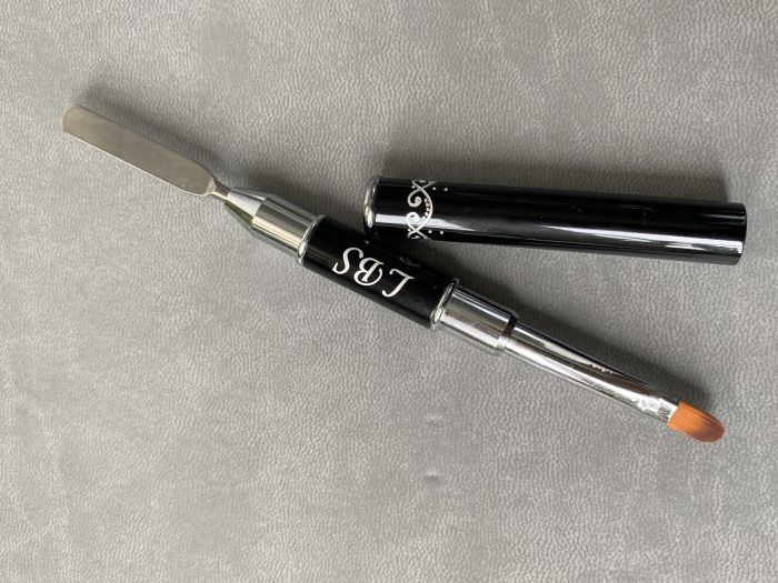 Двосторонній пензлик-шпатель LBS для полігеля