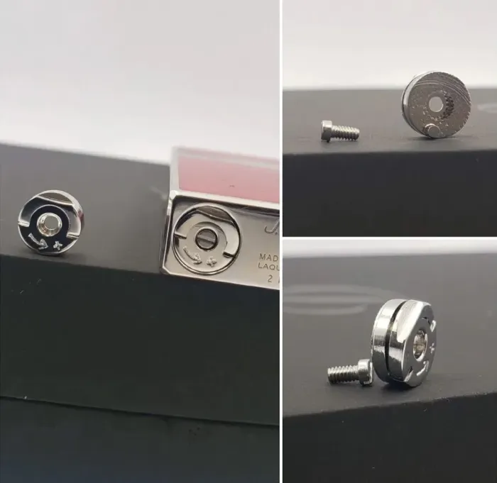 Регулировочный нижний винт(серебро) для газа Dupont L2,Line 2/Gatsby