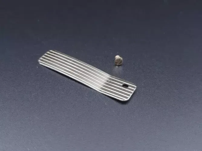 Звукова пластина + гвинт (срібло) для запальнички Dupont Line 2