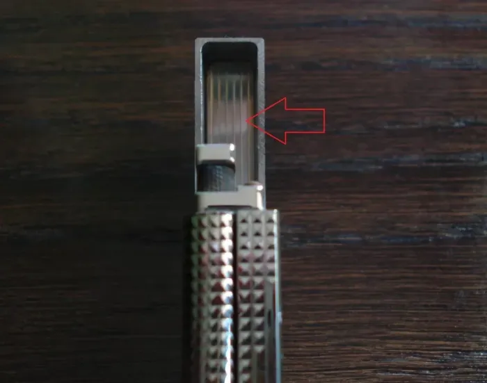 Звукова пластина + гвинт (срібло) для запальнички Dupont Line 2