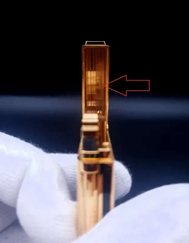 Звукова пластина + гвинт (золото) для запальнички Dupont Line 2