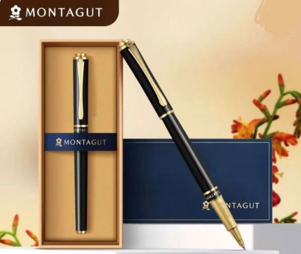 Преміальна ручка Montagut чорний лак