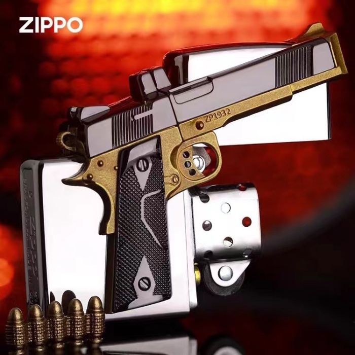 Бензинова запальничка ZIPPO "The Trigger of Fate" (Курок Долі)