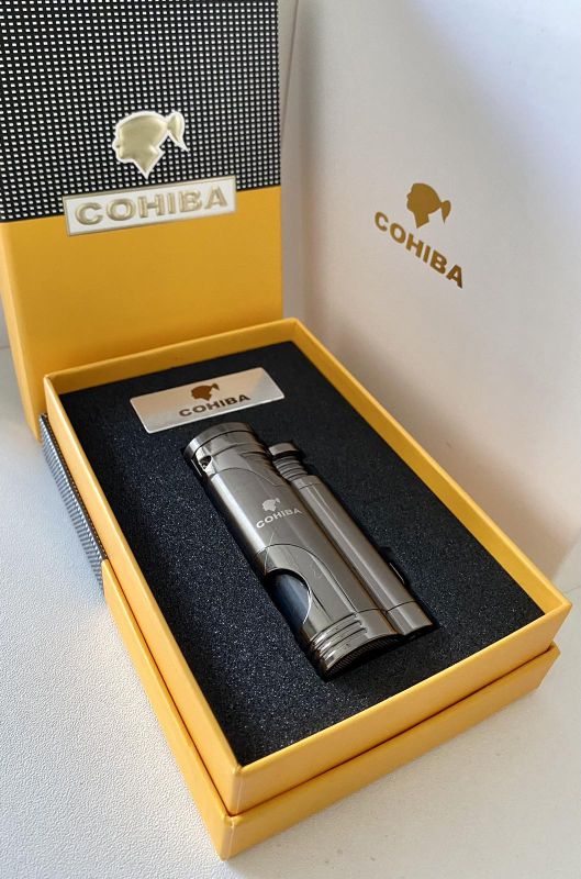 Запальничка для сигар COHIBA COB-359 колір чорний